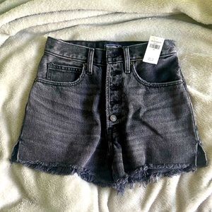 BRAND NEW - Abercrombie High Waisted Denim Shorts